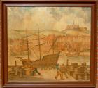 Alt-Flensburg mit Schloß Duborg 1588 von Jan Laß